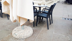Danieli Gran- Granittbase til Parasoll – Rund Fot for Sentermast