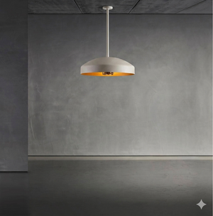 HEATSAIL DISC PT Silk Dust takhengt varmelampe med integrert lys – Piet Boon design
