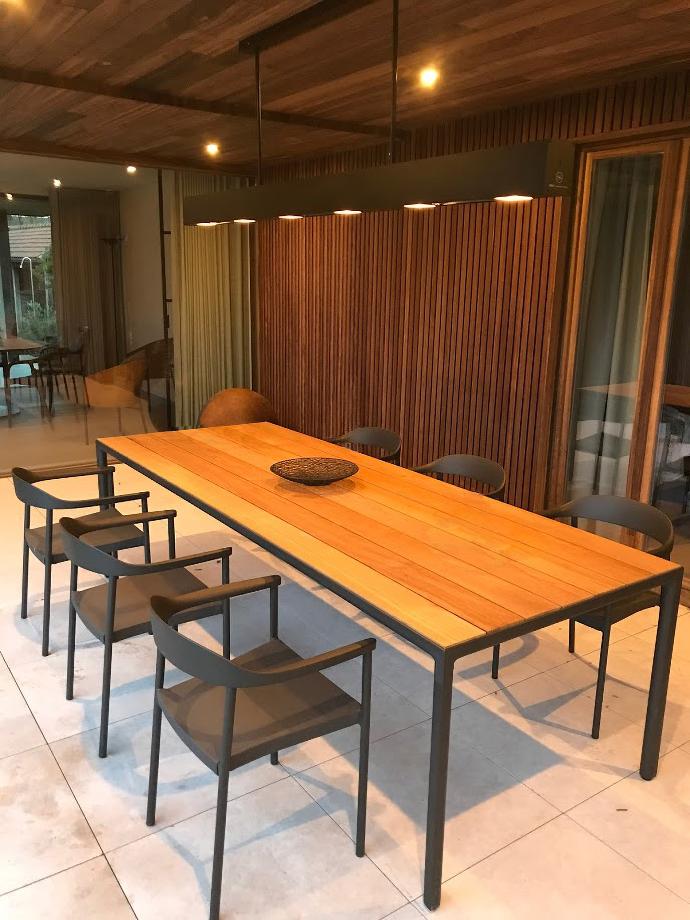 Lineær terrassevarmer for pergola og moderne uterom