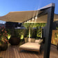 HEATSAIL LEAF premium terrasseparasoll med varme og kjøling